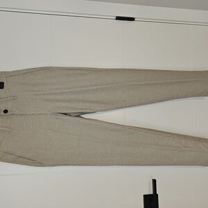 Zara Mens Dress Pants Creme Taupe Tan Herringbone Sz 29